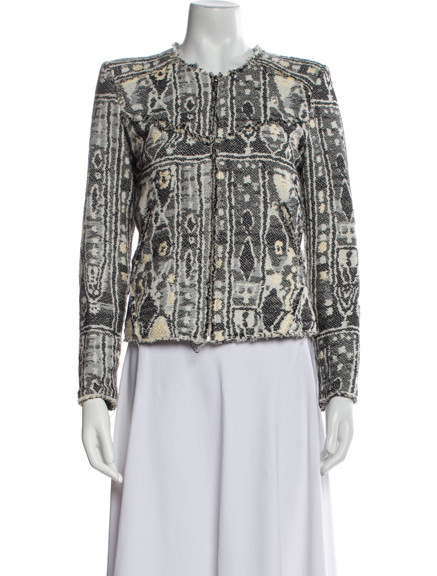 Iro Tweed Pattern Evening Jacket