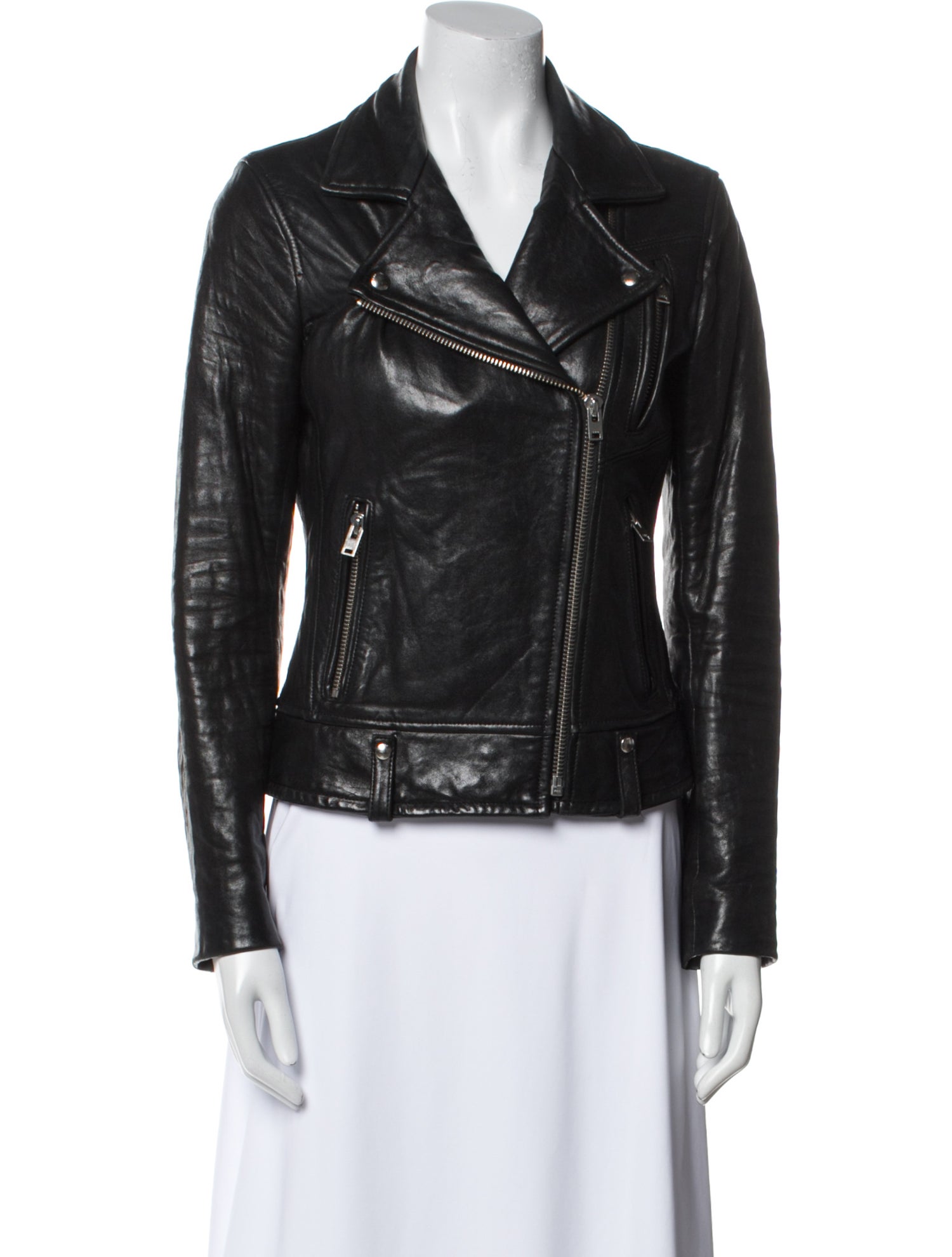 Iro Lamb Leather Biker Jacket