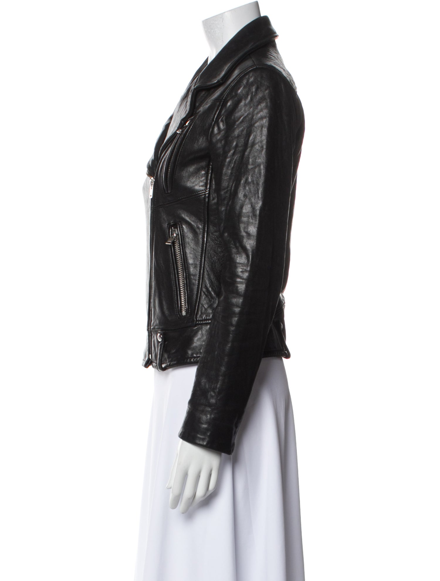 Iro Lamb Leather Biker Jacket