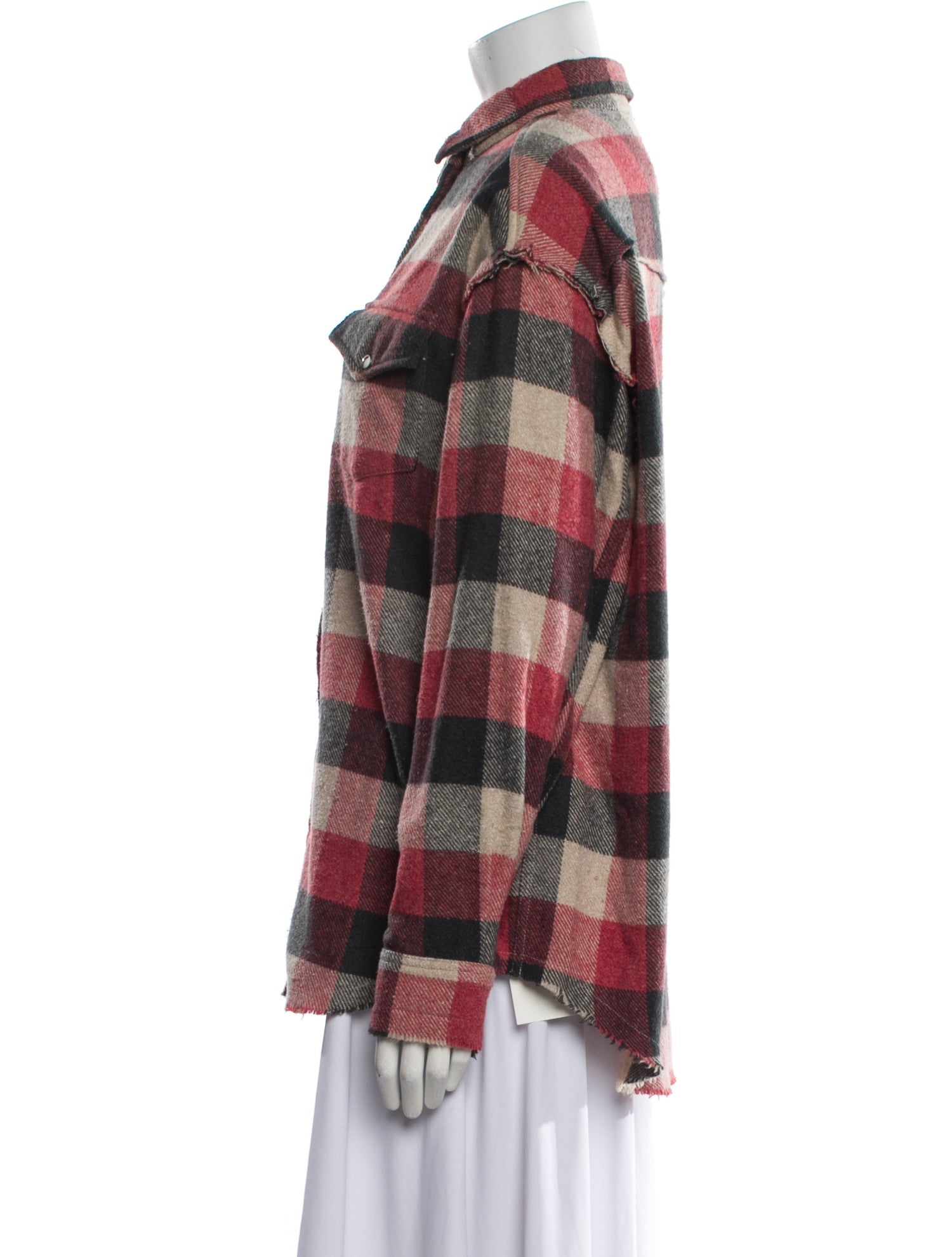 Iro Plaid Print Jacket