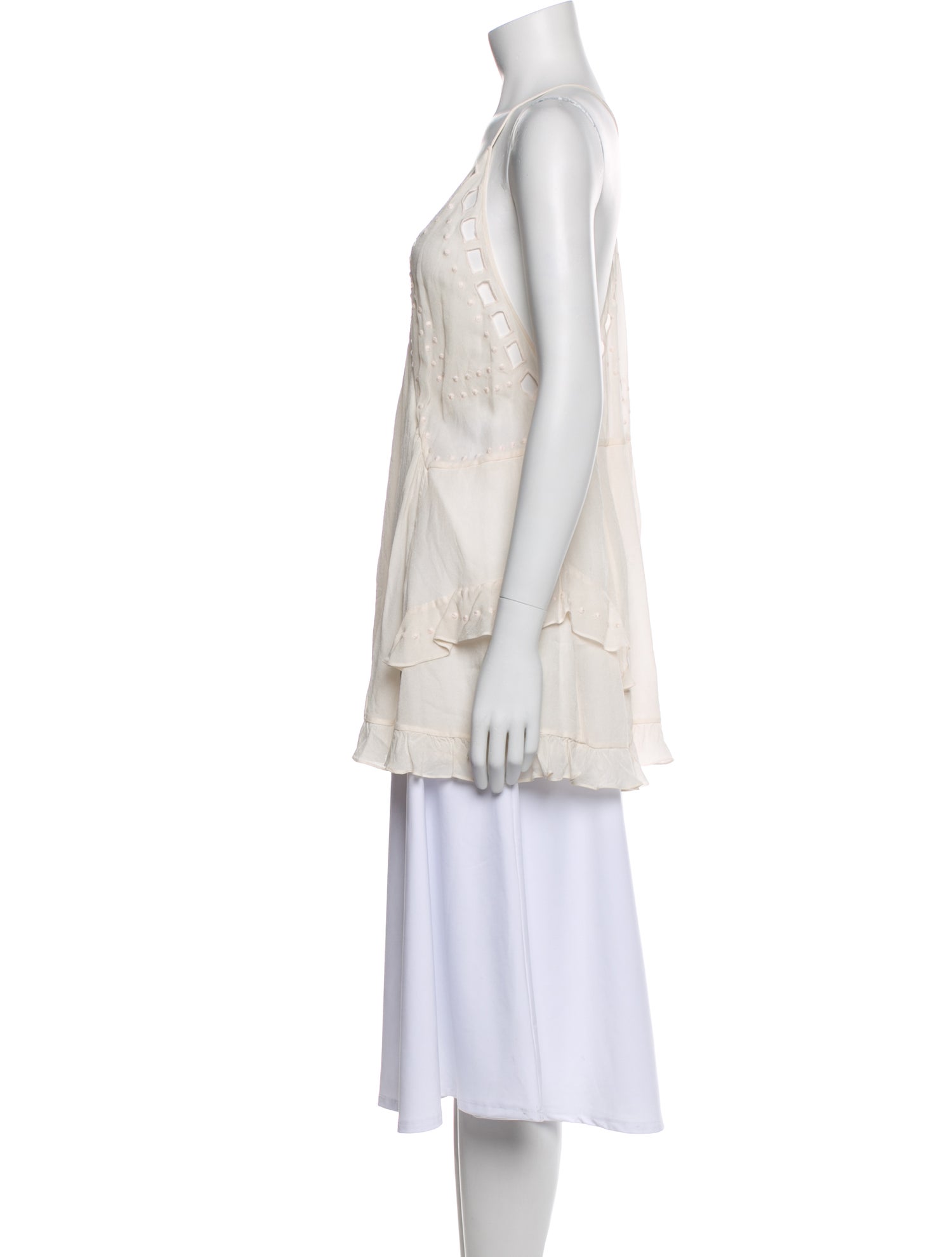 Iro V-Neck Sleeveless Tunic