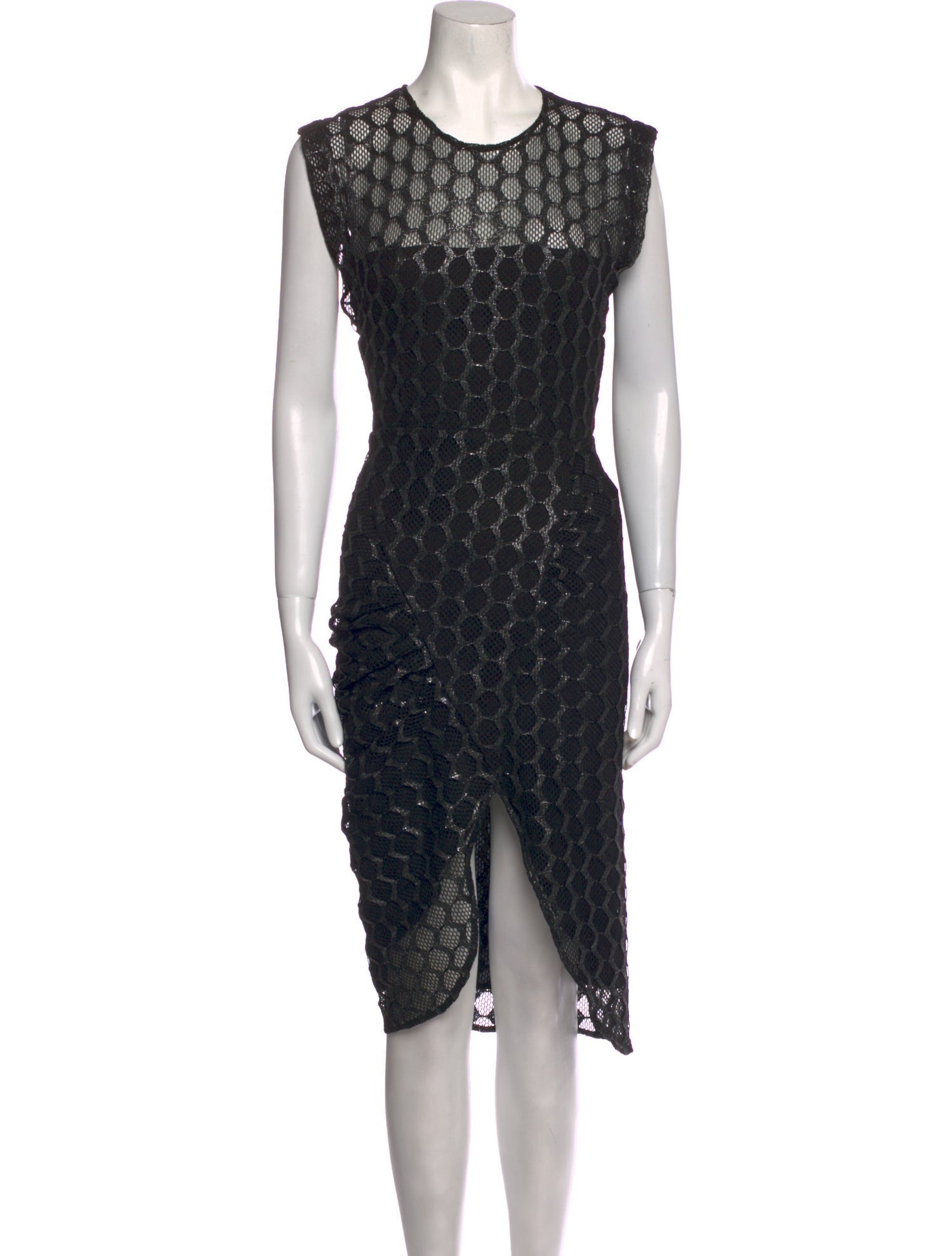 Iro Lace Pattern Midi Length Dress