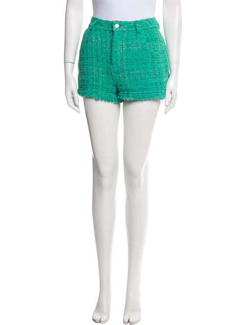 Iro Tweed Pattern Mini Shorts