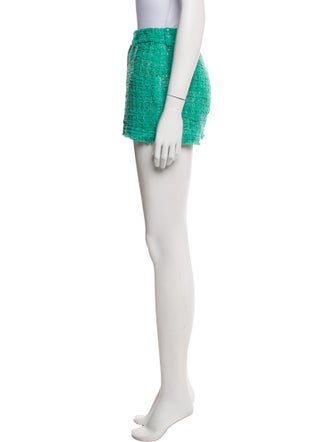Iro Tweed Pattern Mini Shorts
