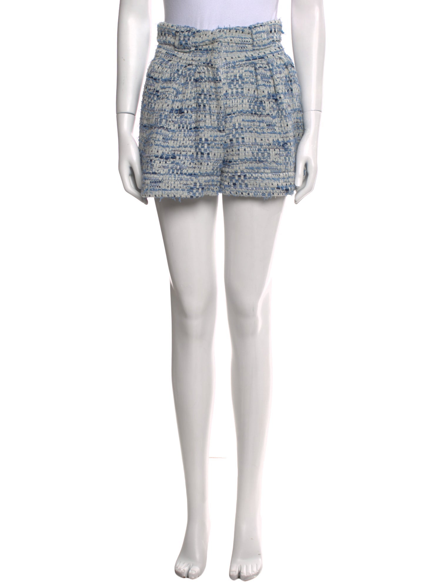 Iro Tweed Pattern Mini Shorts