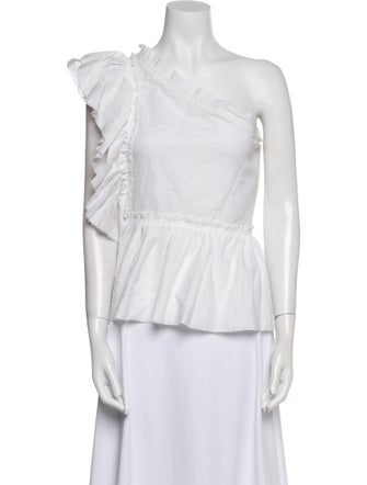 Iro One-Shoulder Sleeveless Blouse