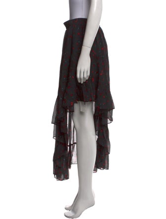 Iro Printed Midi Length Skirt