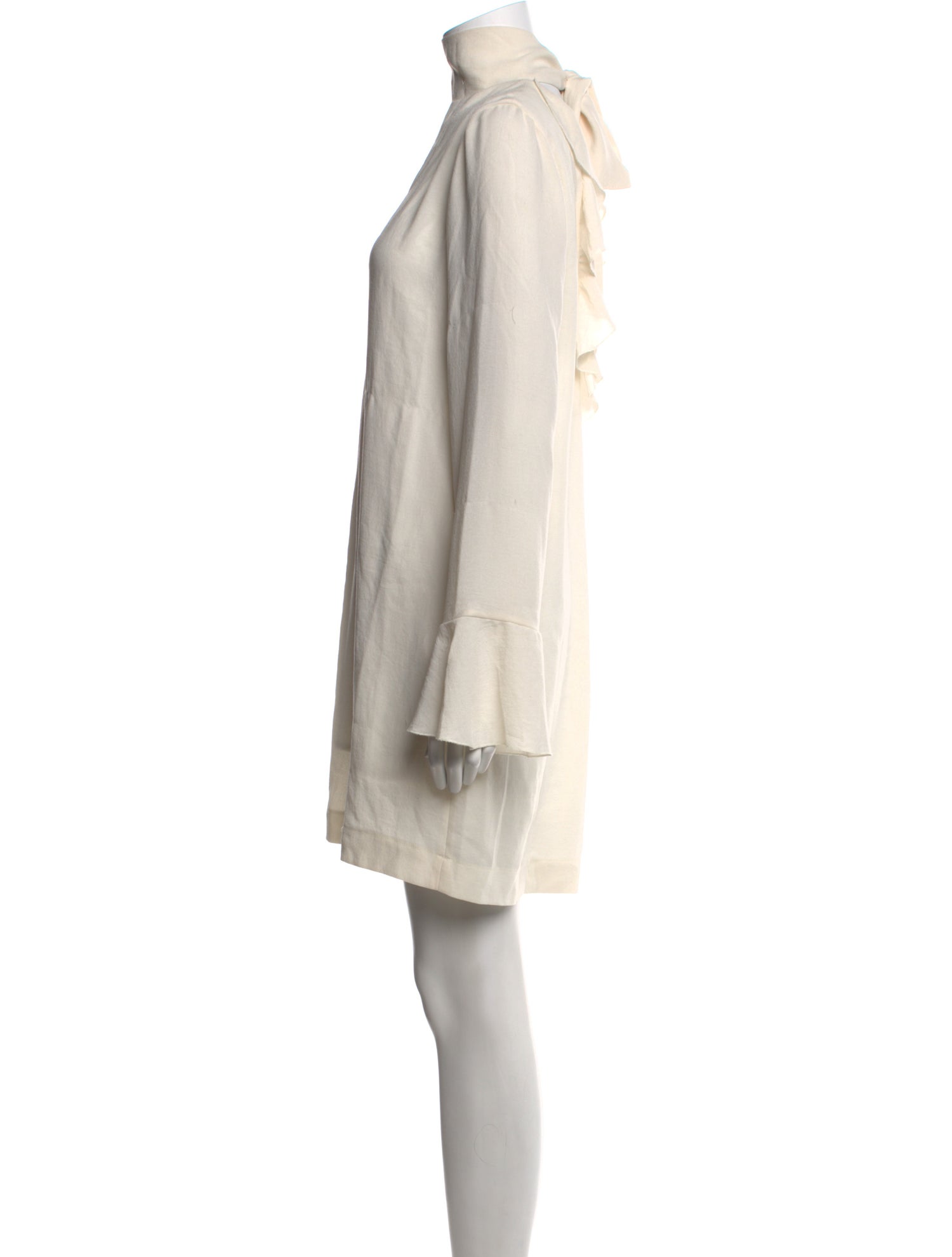 Iro Mock Neck Mini Dress