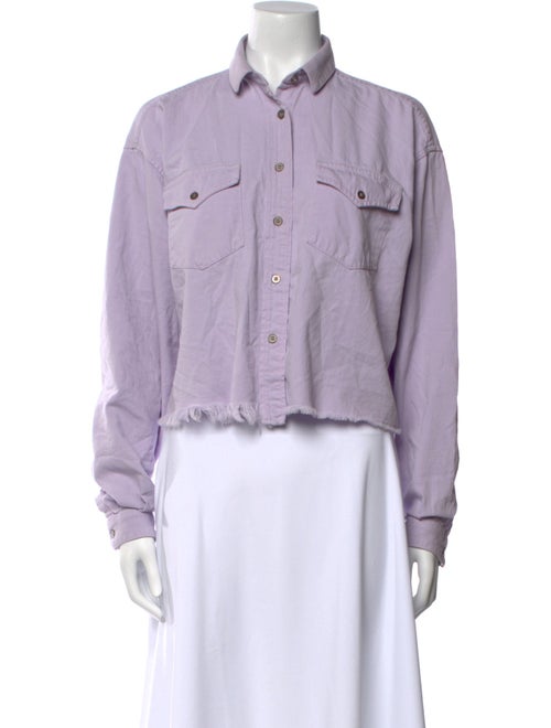 Iro Long Sleeve Button-Up Top