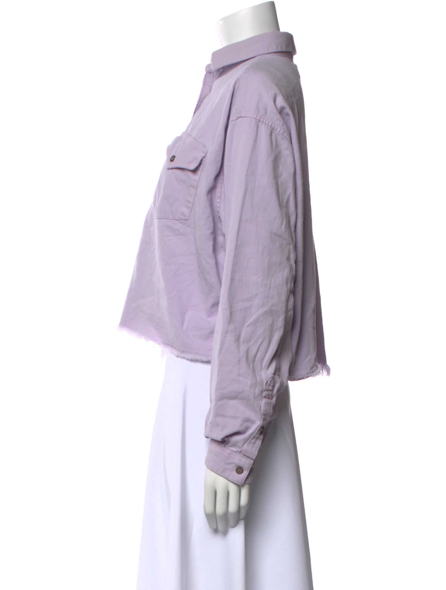 Iro Long Sleeve Button-Up Top