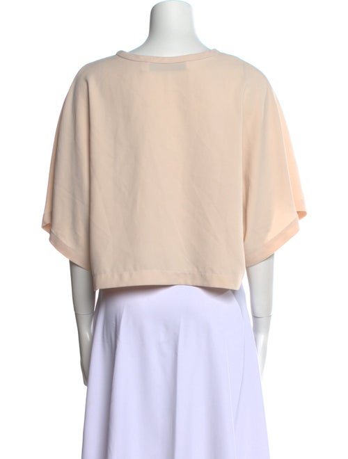 Iro Scoop Neck Short Sleeve Crop Top