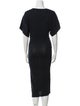 Iro Crew Neck Midi Length Dress