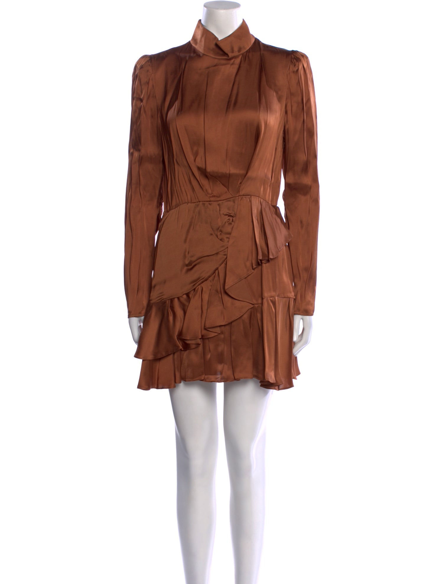 Iro Mock Neck Mini Dress