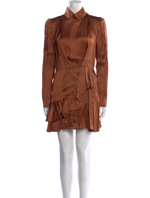 Iro Mock Neck Mini Dress