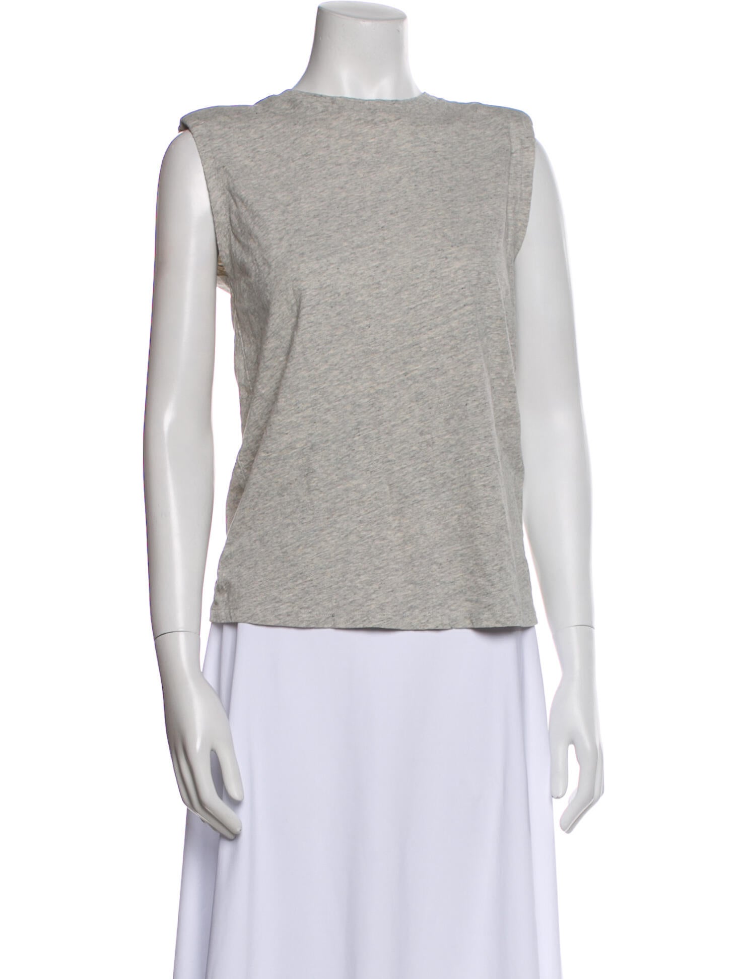 Iro Bateau Neckline Sleeveless Top