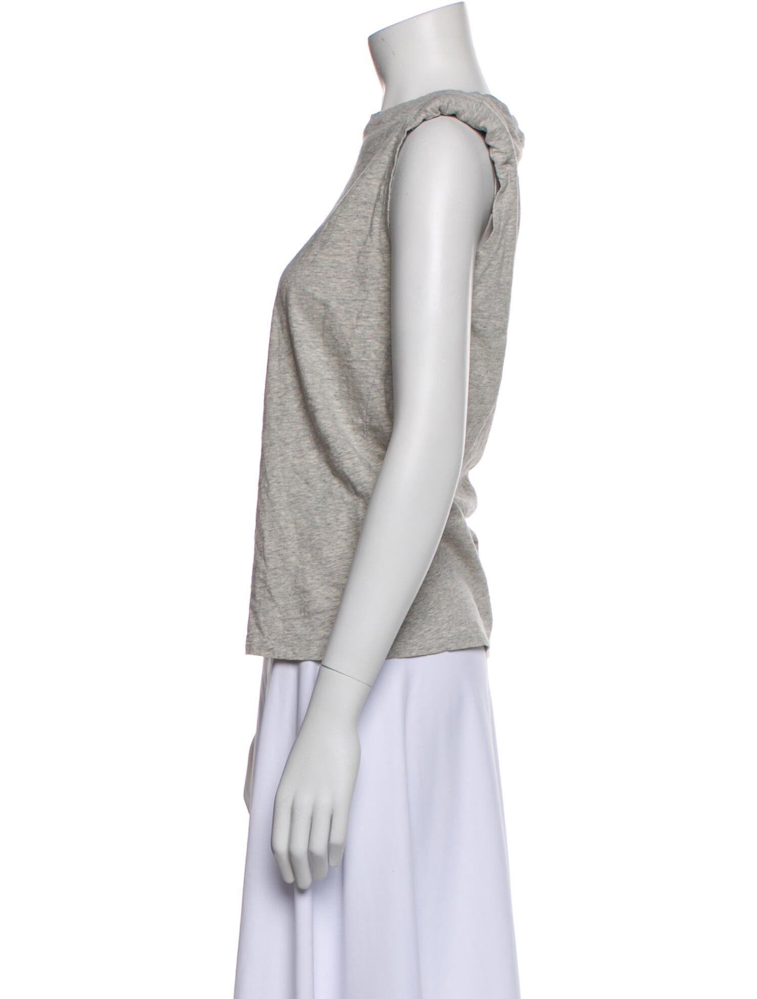 Iro Bateau Neckline Sleeveless Top