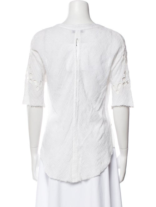 Iro Scoop Neck Three-Quarter Sleeve T-Shirt