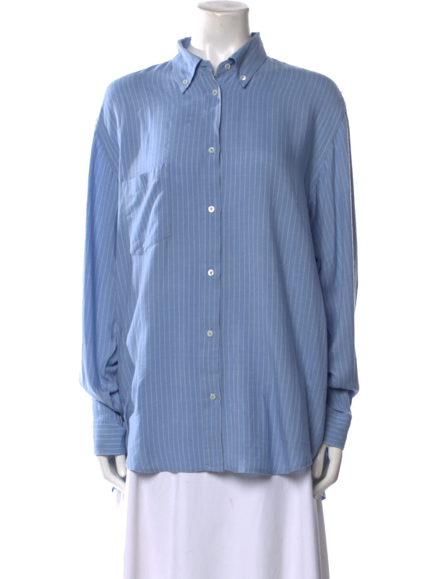 Iro Long Sleeve Button-Up Top