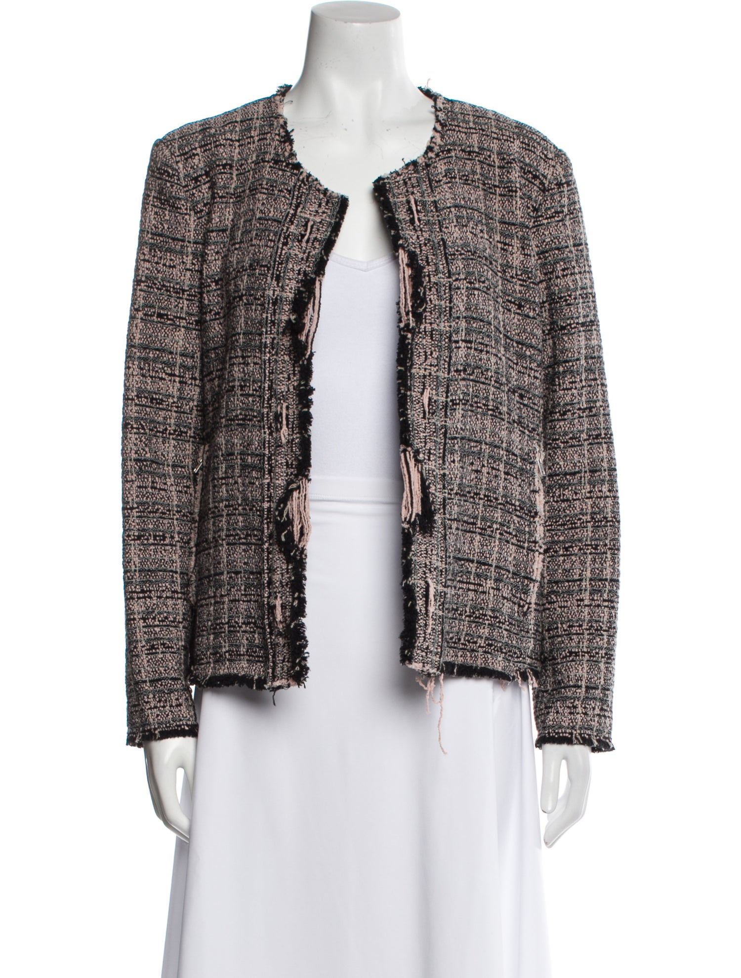 Iro Tweed Pattern Evening Jacket