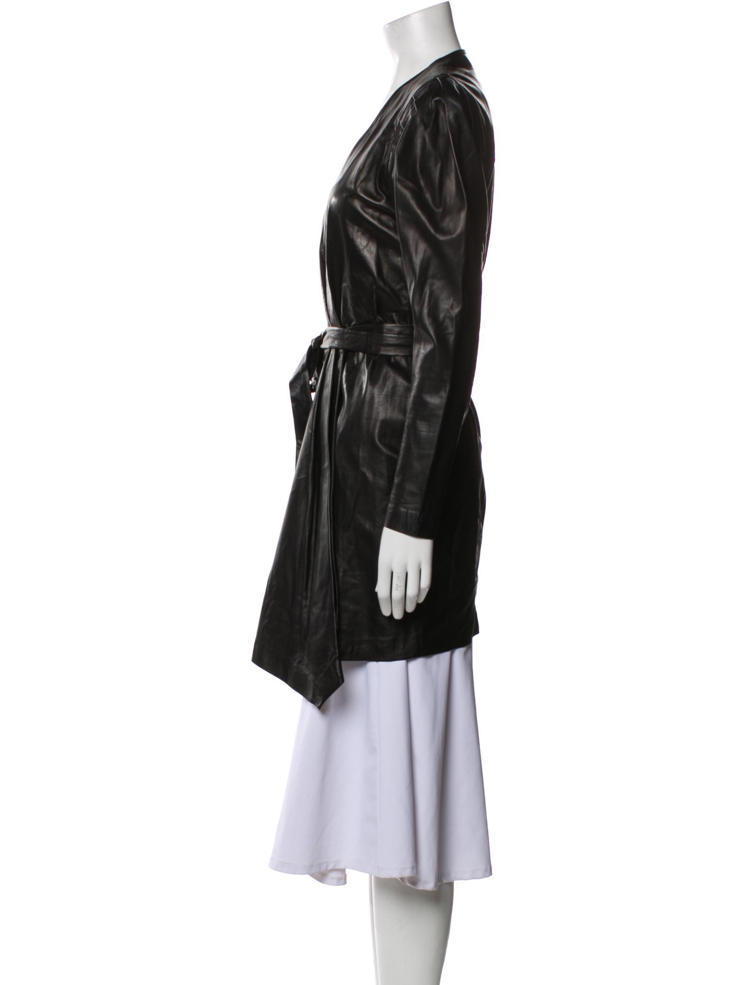 Iro Leather Trench Coat