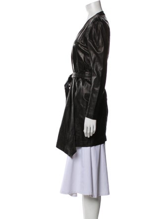 Iro Leather Trench Coat