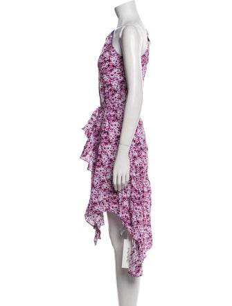 Iro Floral Print Midi Length Dress