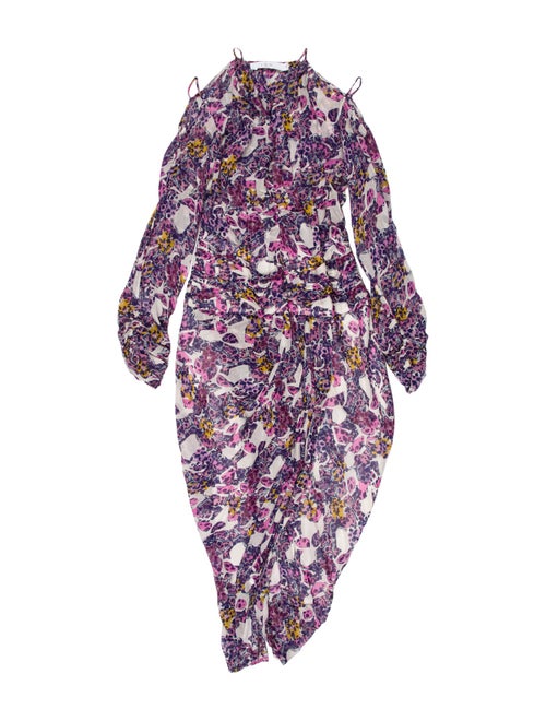 Iro Floral Print Midi Length Dress
