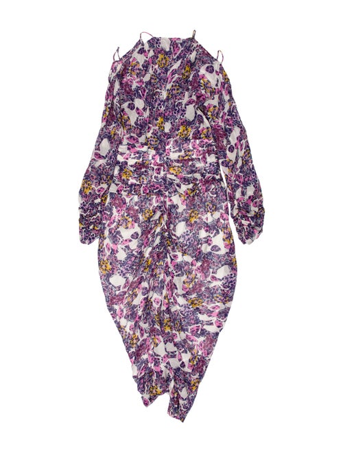 Iro Floral Print Midi Length Dress