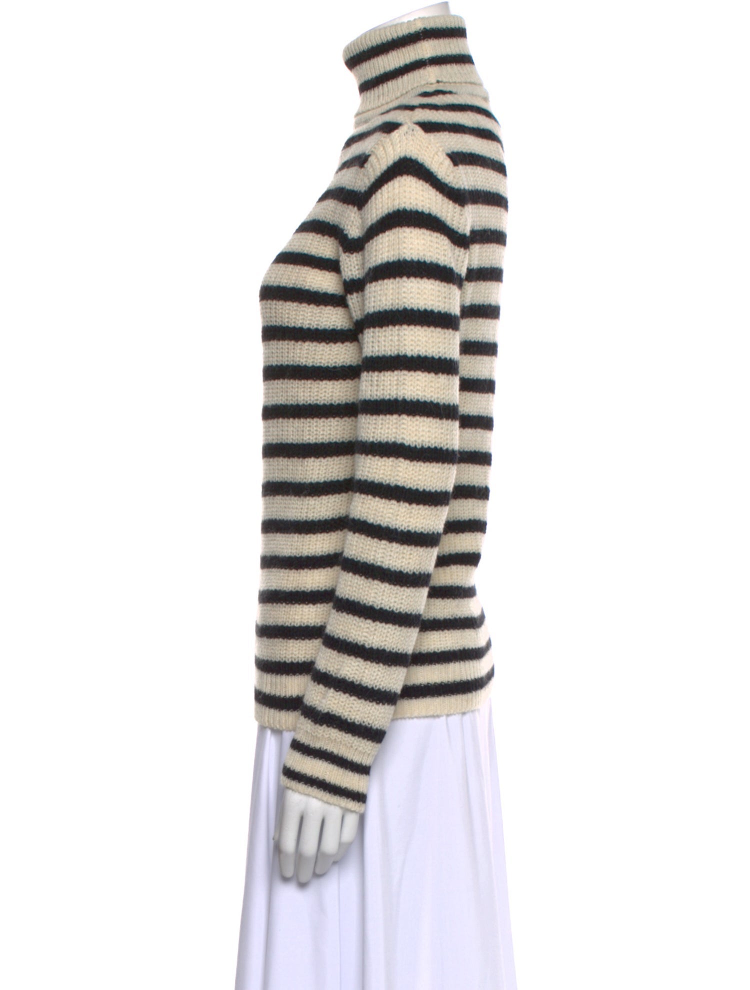Iro Striped Turtleneck Sweater