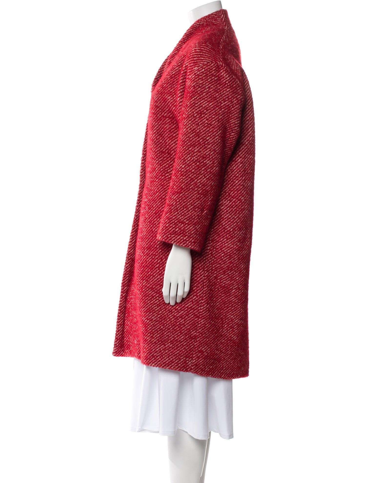 Iro Tweed Pattern Coat