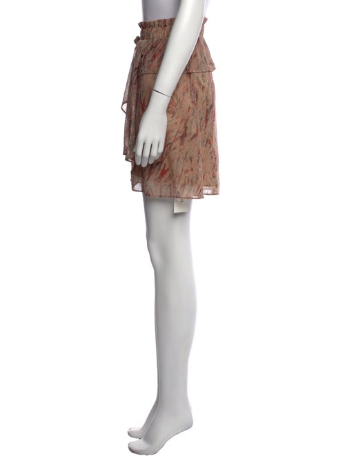 Iro Printed Mini Skirt