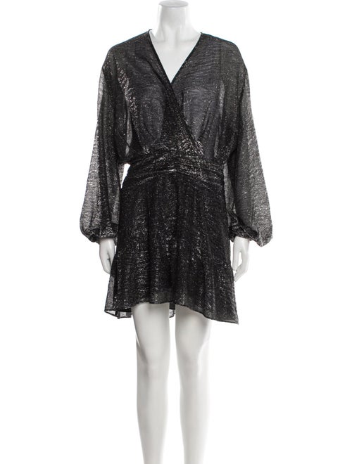 Iro V-Neck Mini Dress