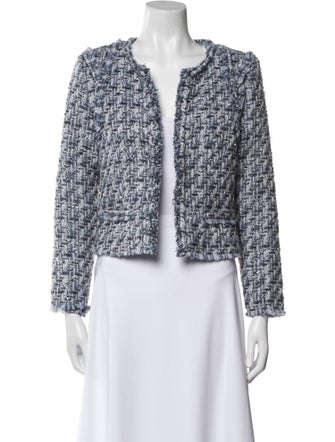 Iro Wool Tweed Pattern Evening Jacket