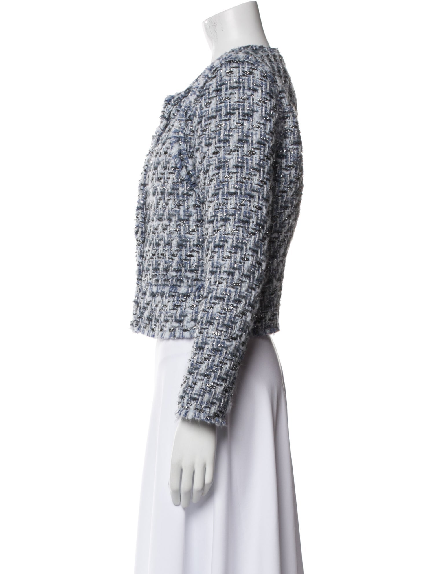 Iro Wool Tweed Pattern Evening Jacket