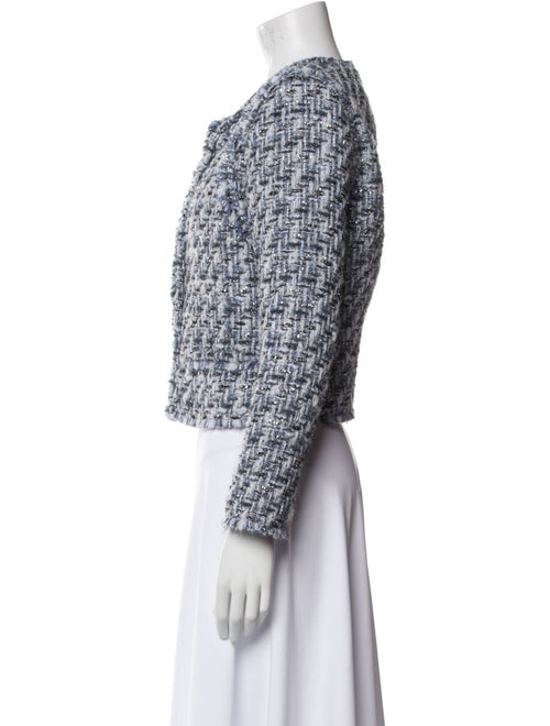Iro Wool Tweed Pattern Evening Jacket
