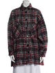 Iro Wool Plaid Print Coat
