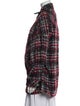 Iro Wool Plaid Print Coat