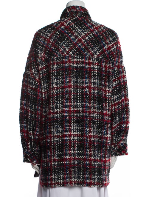 Iro Wool Plaid Print Coat