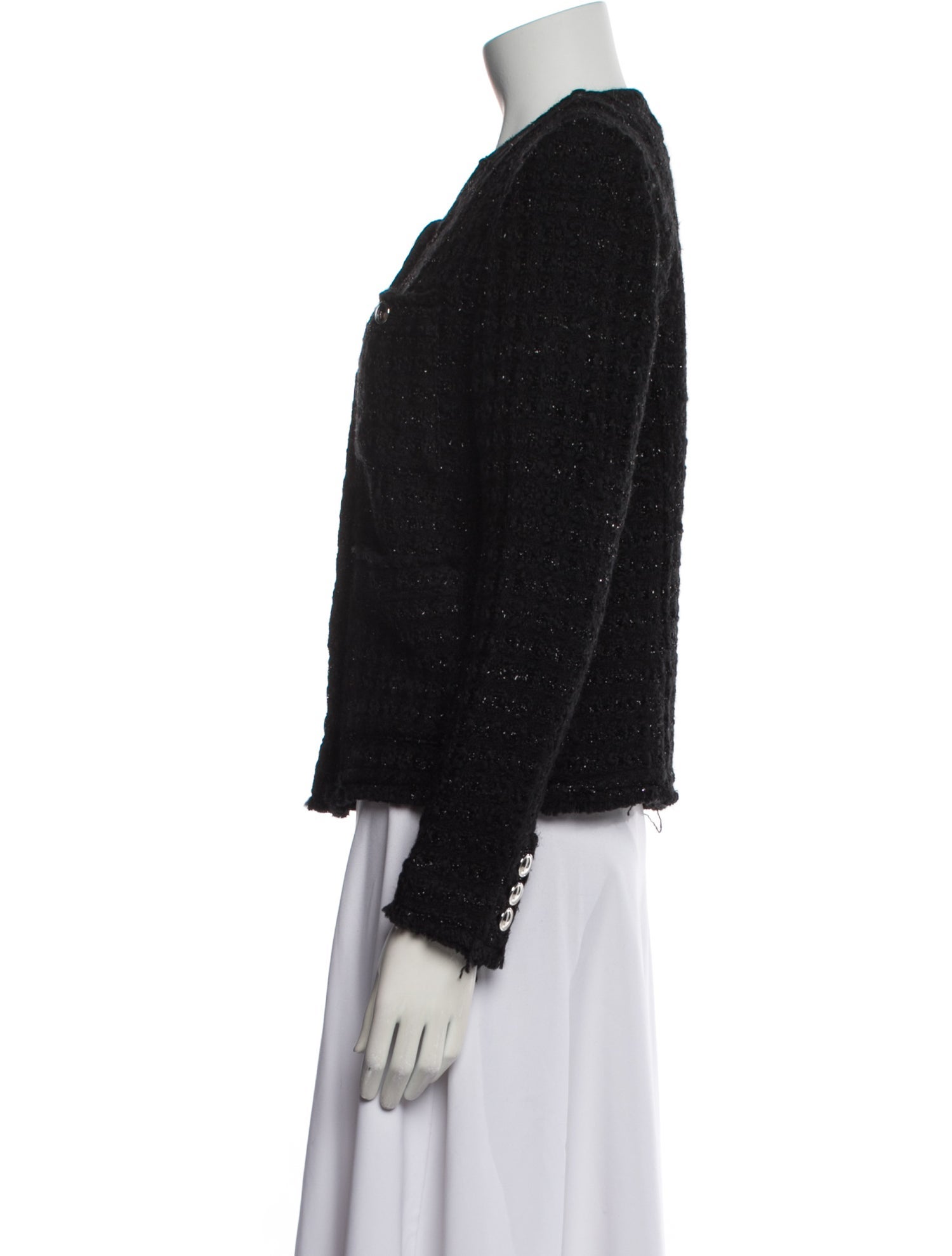 Iro Wool Tweed Pattern Evening Jacket