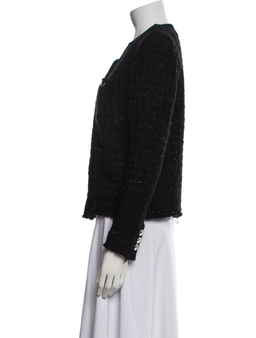 Iro Wool Tweed Pattern Evening Jacket