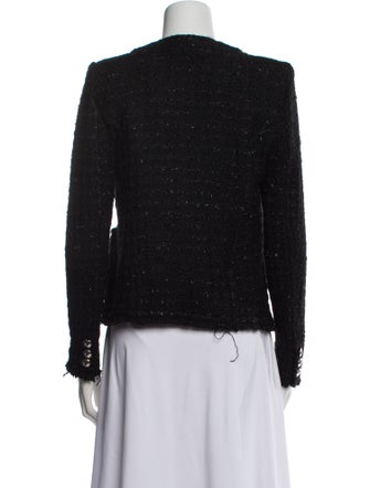 Iro Wool Tweed Pattern Evening Jacket