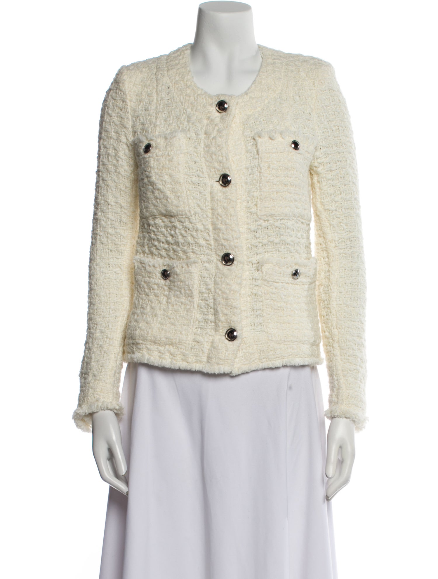 Iro Tweed Pattern Evening Jacket