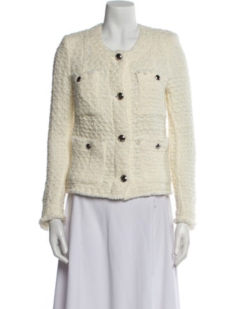 Iro Tweed Pattern Evening Jacket