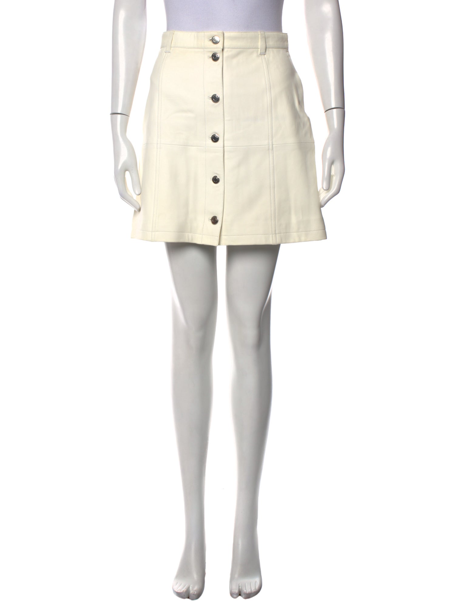 Iro Leather Mini Skirt