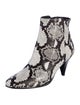 Iro Leather Animal Print Boots