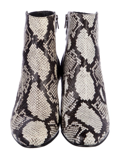 Iro Leather Animal Print Boots