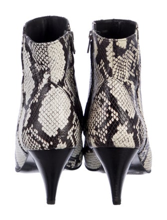 Iro Leather Animal Print Boots