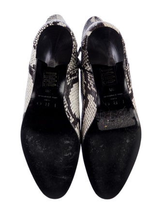 Iro Leather Animal Print Boots