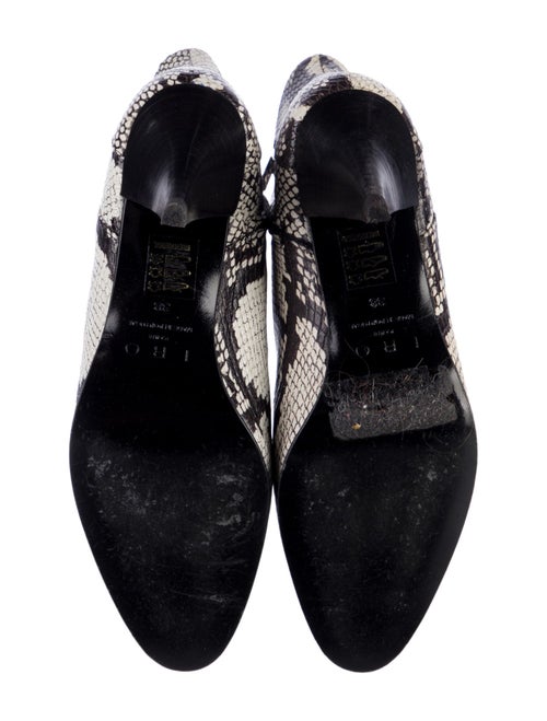 Iro Leather Animal Print Boots