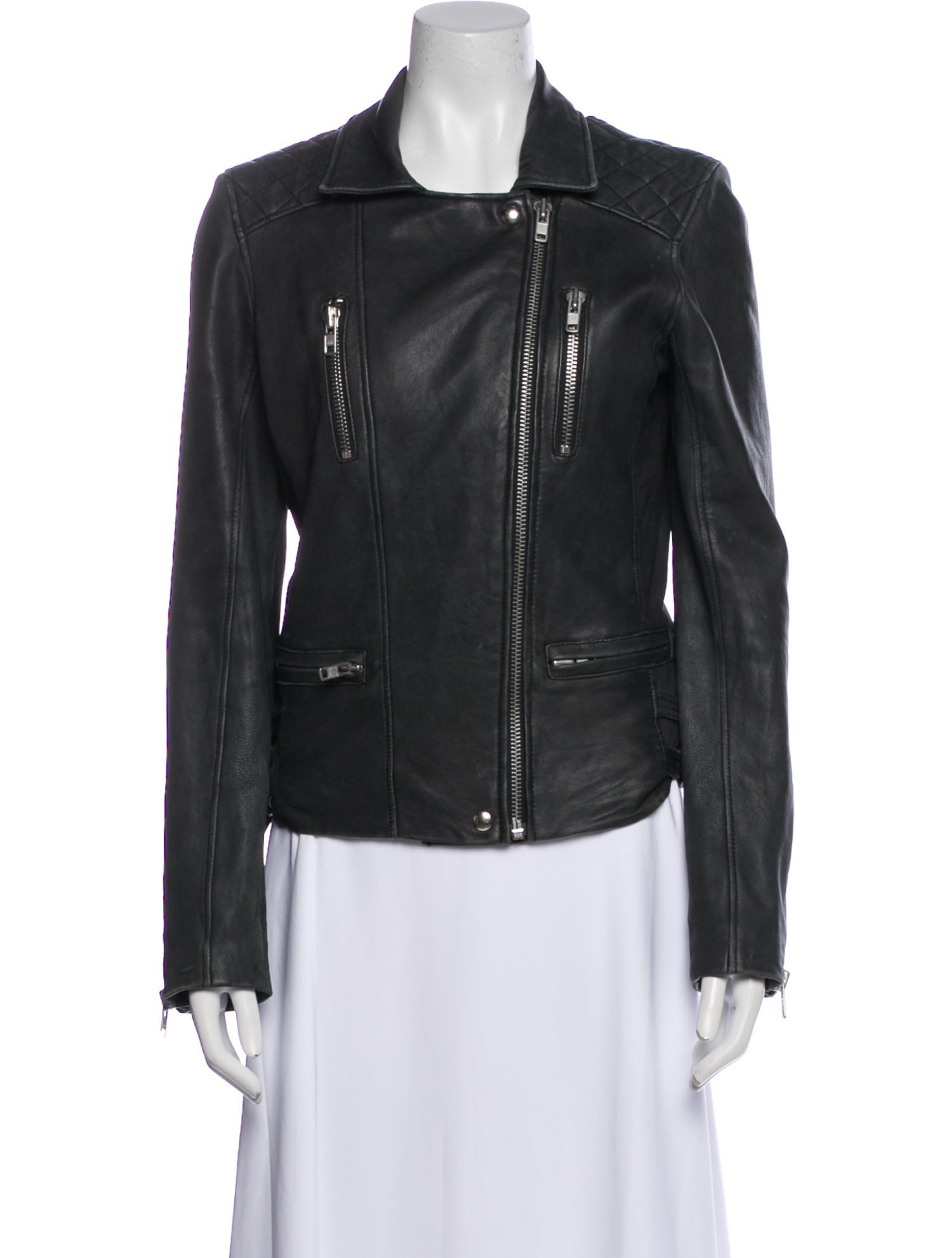 Iro Lamb Leather Biker Jacket